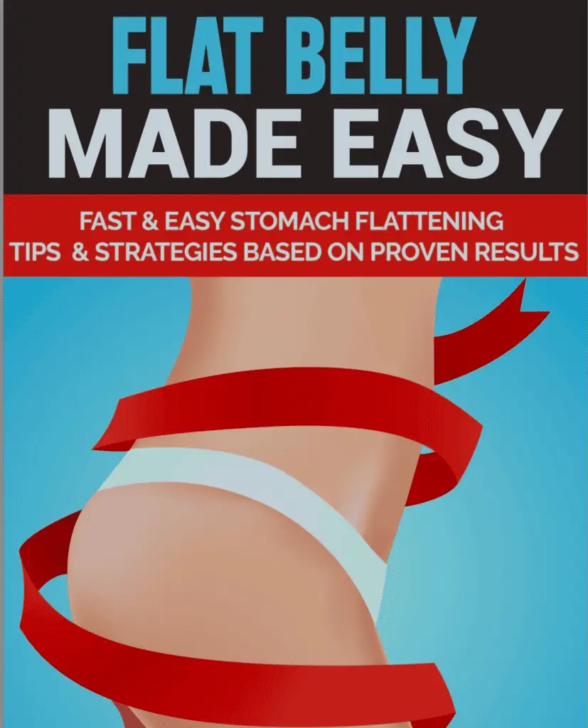 The cover of a pdf titled Flat Belly Made Easy.