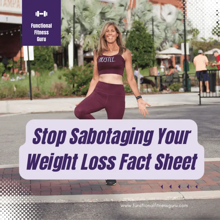 Woman promoting weight loss guidance outdoors.